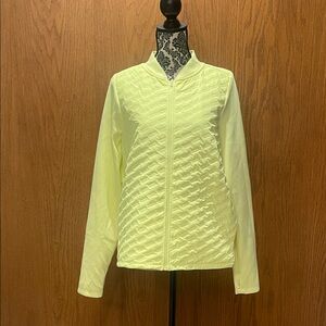 Avita Light Yellow Bomber Jacket